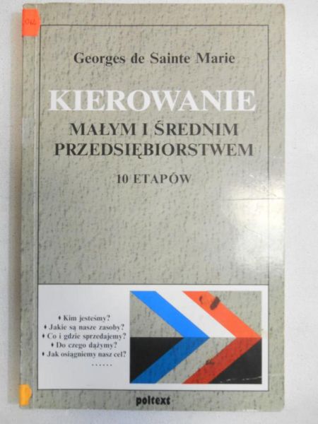 Marie Sainte de Georges - Kierowanie małym i średnim przedsiębiorstwem