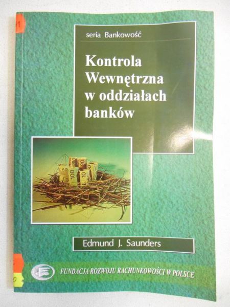 Edmund  - Kontrola wewnętrzna w oddziałach banków