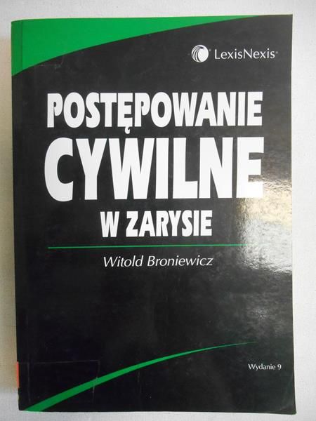 Postępowanie cywilne w zarysie