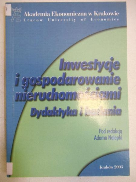 Nalepka   - Inwestycje i gospodarowanie nieruchomościami