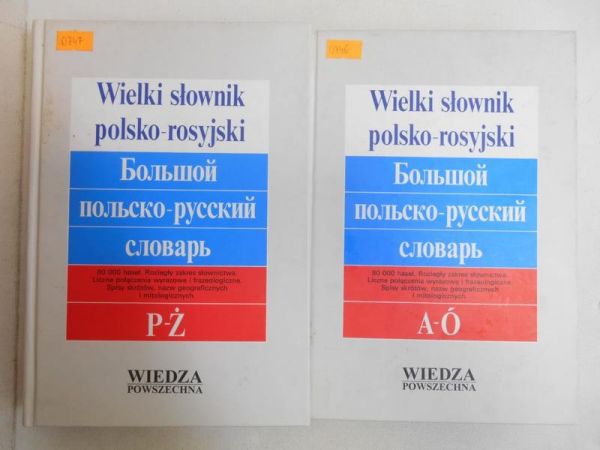 Wielki słownik polsko-rosyjski 2 tomy