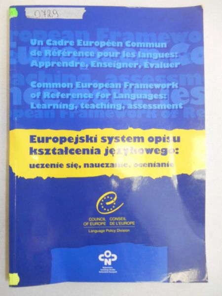 Coste Daniel - Europejski system opisu kształcenia językowego: uczenie się, nauczanie, ocenianie