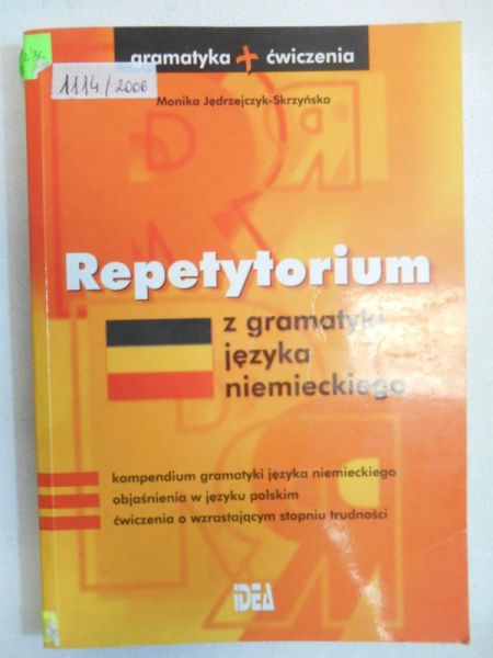 Repetytorium z gramatyki języka niemieckiego