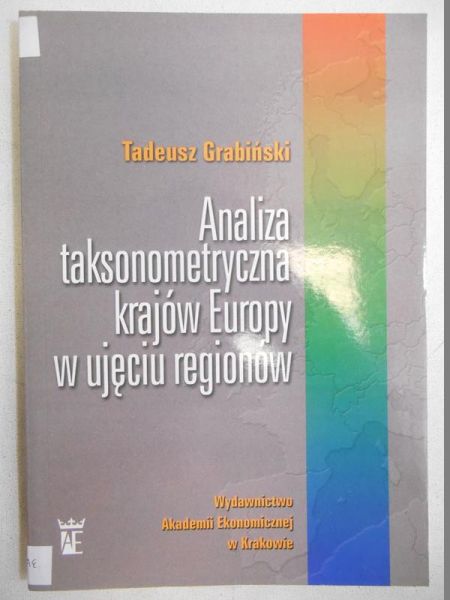Analiza taksometryczna krajów Europy w ujęciu regionów