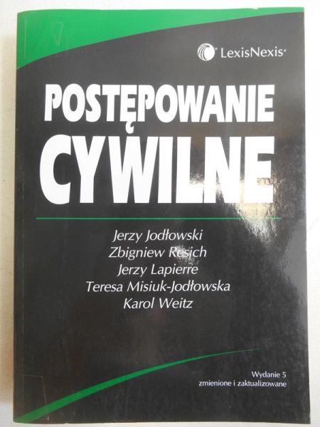 Jodłowski Jerzy - Postępowanie cywilne