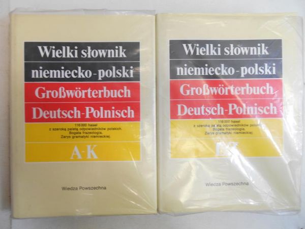 Wielki słownik niemiecko- polski T. I-II
