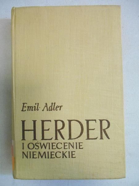 Adler Emil - Herder i oświecenie niemieckie