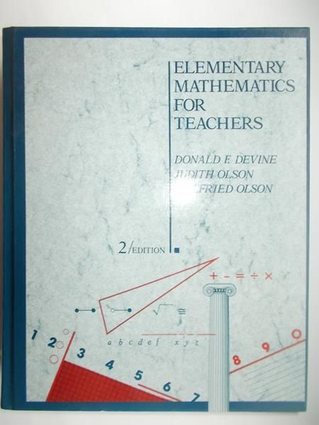 Elementary Mathematics for Teachers