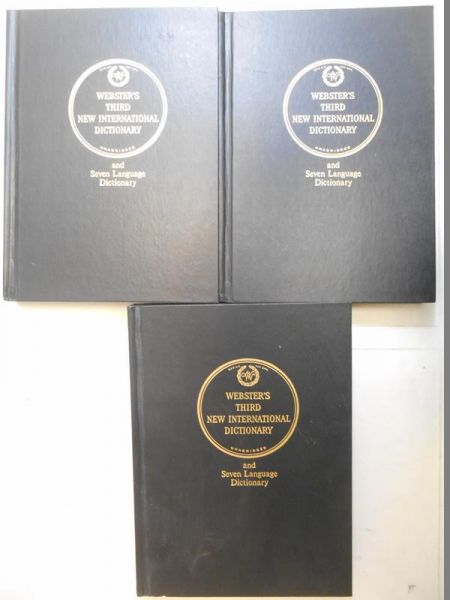 's Third New International Dictionary, vol I-III