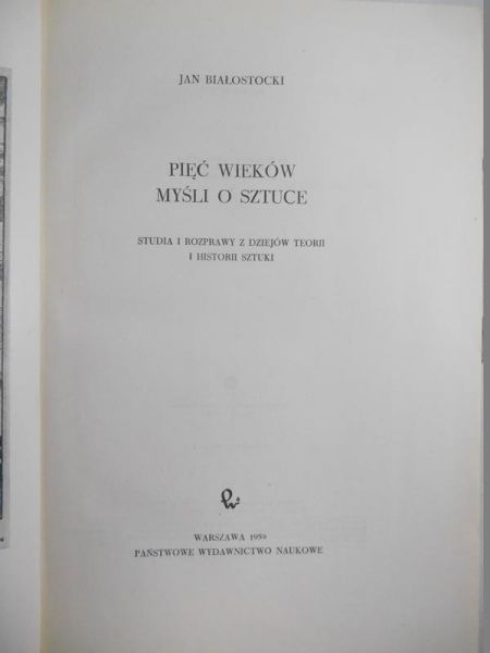 Pięć wieków myśli o sztuce