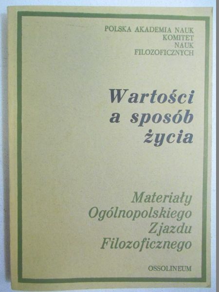 Michalik Mieczysław (red.) - Wartości a sposób życia