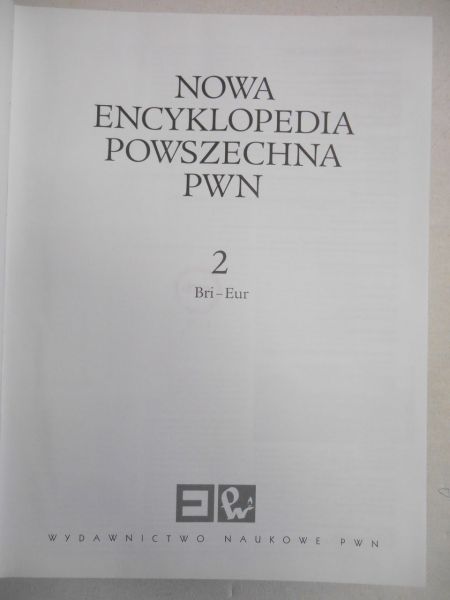 Nowa Encyklopedia Powszechna PWN, Tom II