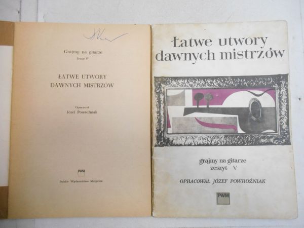 Łatwe utwory dawnych mistrzów, zeszyt IV-V