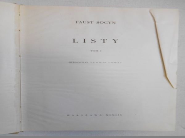 Listy, tom 1