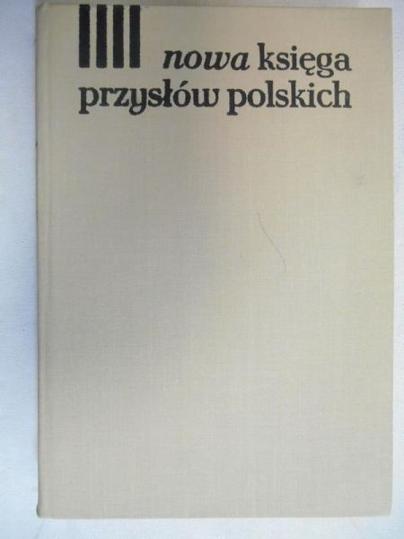 Nowa księga przysłów polskich