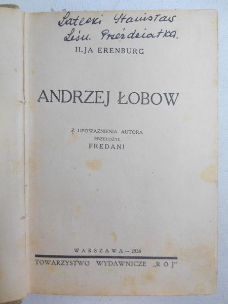 Erenburg Ilja - Andrzej Łobow