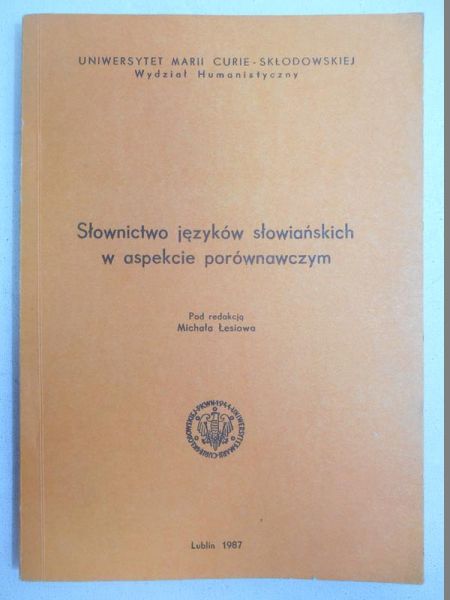 Słownictwo języków słowiańskich w aspekcie porównawczym