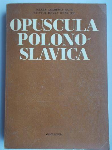 Opuscula Polono-Slavica