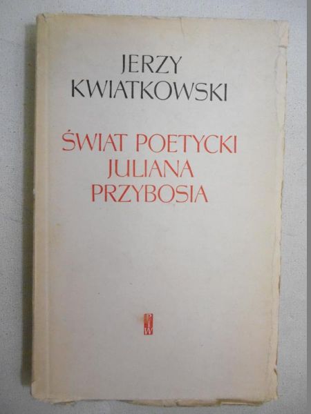 Świat Poetycki Juliana Przybosia