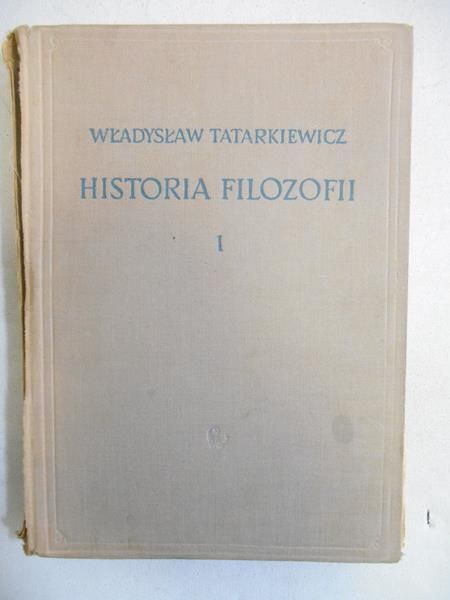 Historia filozofii, tom I