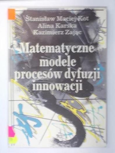 Matematyczne modele procesów dyfuzji innowacji