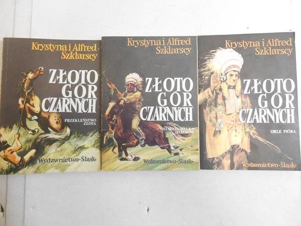 Szklarscy Krystyna i Alfred - Złoto Gór Czarnych, 3 tomy