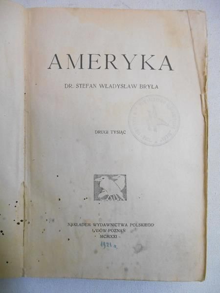 Ameryka, 1921 r.