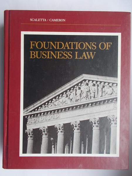 Foundations of business law