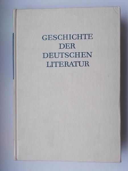 Bottcher Kurt - Geschichte der Deutschen Literatur