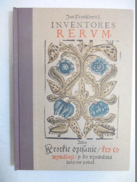 Inventores Rerum, reprint 1608 r.