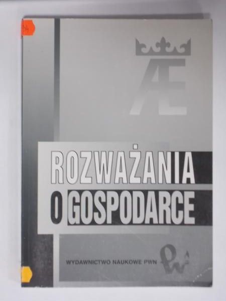 Rozważania o gospodarce