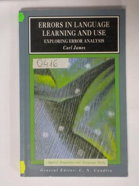 Errors in language learning and use