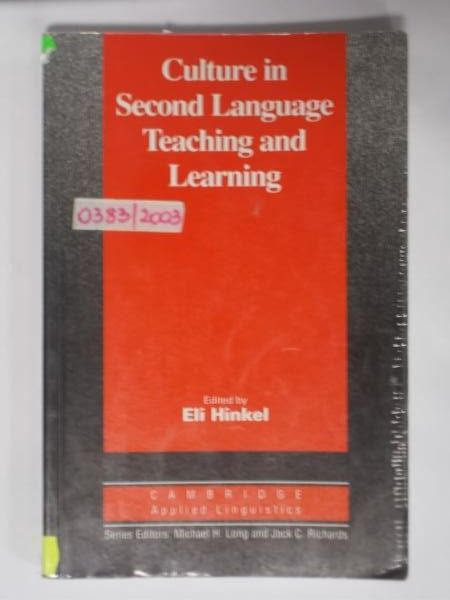 Culture in second language teaching and learning