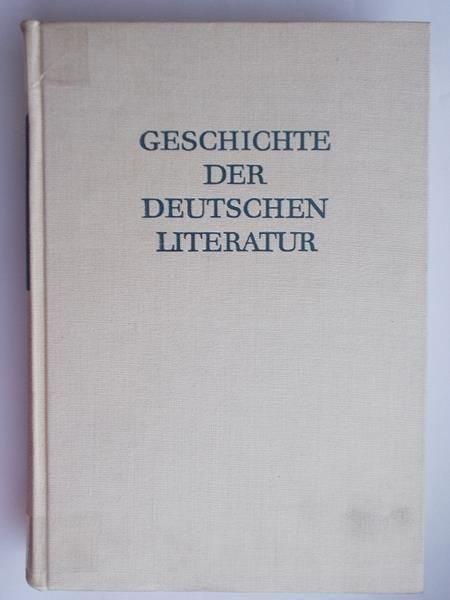 Geschichte der Deutschen Literatur