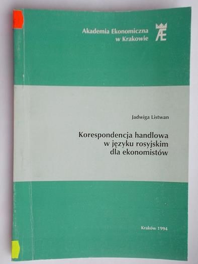 Korespondencja handlowa w języku rosyjskim dla ekonomistów