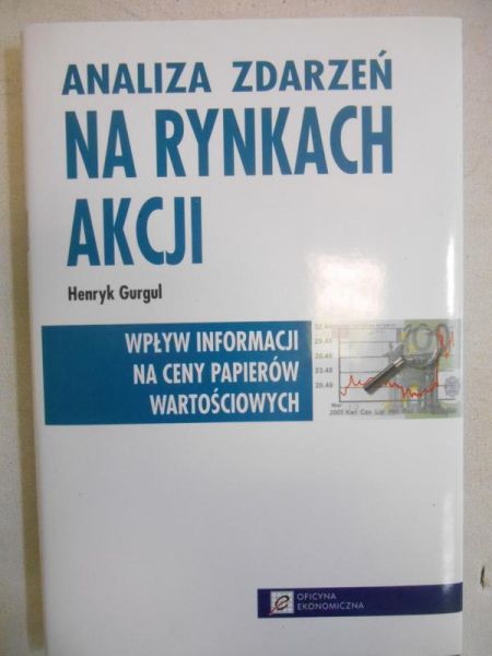 Analiza zdarzeń na rynkach akcji