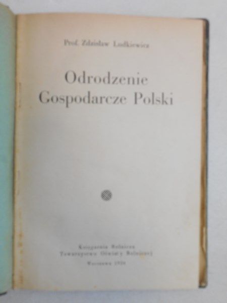 Ludkiewicz Zdzisław - Odrodzenie Gospodarcze Polski, 1934 r