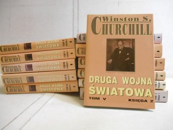 Churchill Winston S. - Druga Wojna Światowa, 12 tomów (komplet)
