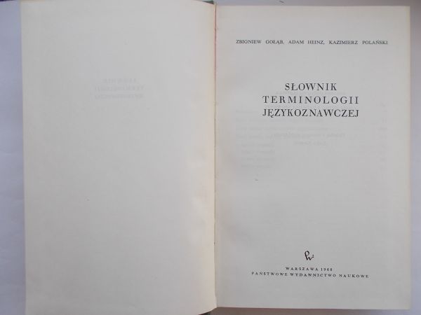 Słownik terminologii językoznawczej