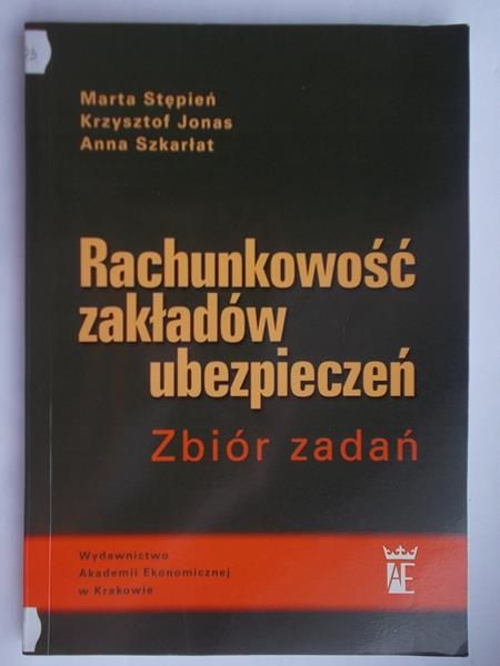 Stępień  - Rachunkowość zakładów ubezpieczeń. Zbió zadań
