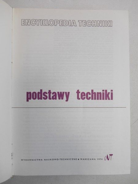 Encyklopedia techniki: Podstawy techniki