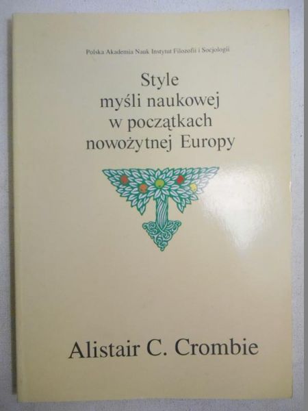 Style myśli naukowej w początkach nowożytnej Europie
