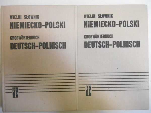 Wielki słownik niemiecko - polski tom I- II
