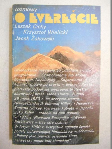Cichy Leszek - Rozmowy o Everescie