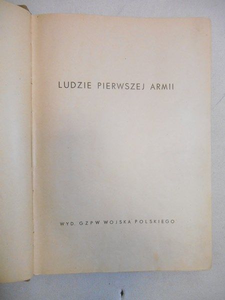 Ludzie pierwszej armii, 1946 r.