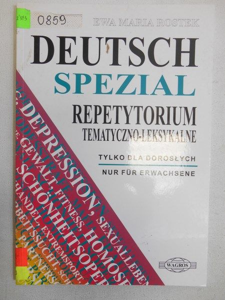 Deutsch Spezial. Repetytorium tematyczno-leksykalne