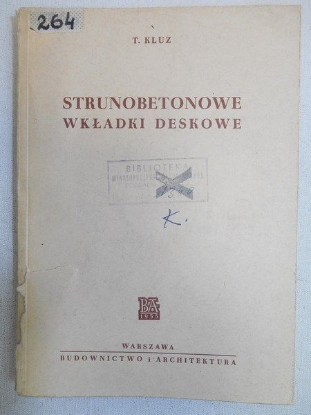 Strunobetonowe wkładki deskowe