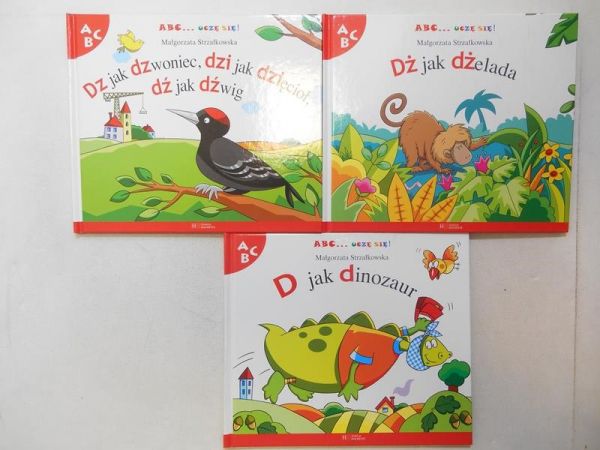 D jak dinozaur / Dż jak dżelada / Dz jak dzwoniec, Dzi jak dzęcioł / Dź jak dźwig