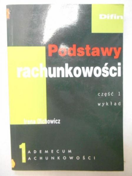 Podstawy rachunkowości, część I