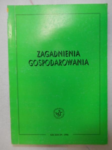 Zagadnienia gospodarowania